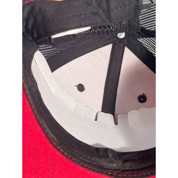Tractor Supply Co. Red & Black Mesh Trucker Hat Snapback Adjustable Logo Patch - Picture 8 of 8